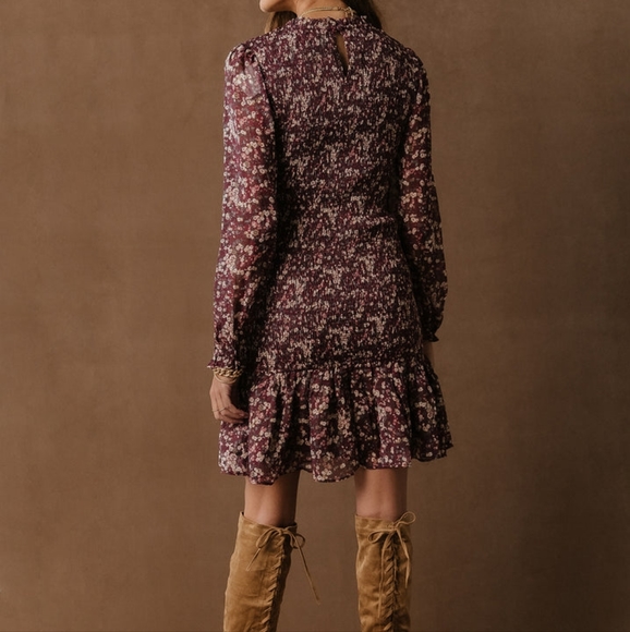 SOLD Bohme Floral Mini Dress - Picture 6 of 8